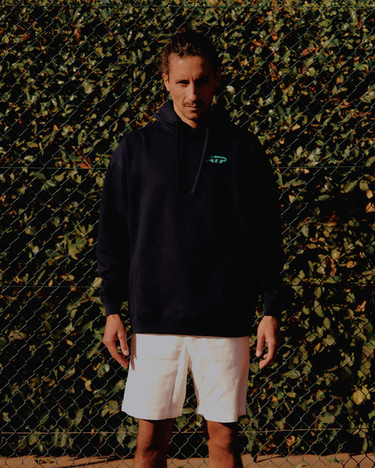 ATP Marks of Greatness Hoodie – Marine-Hoodie