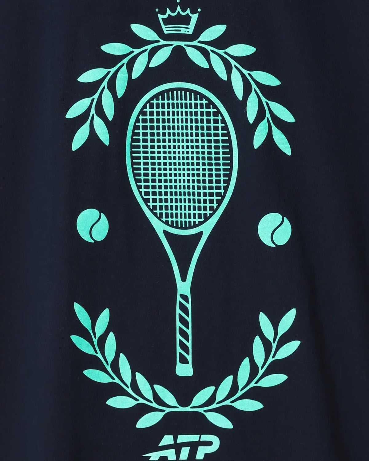 ATP ATP Marks Of Greatness Large Logo T-Shirt - Dark Blue T-Shirt