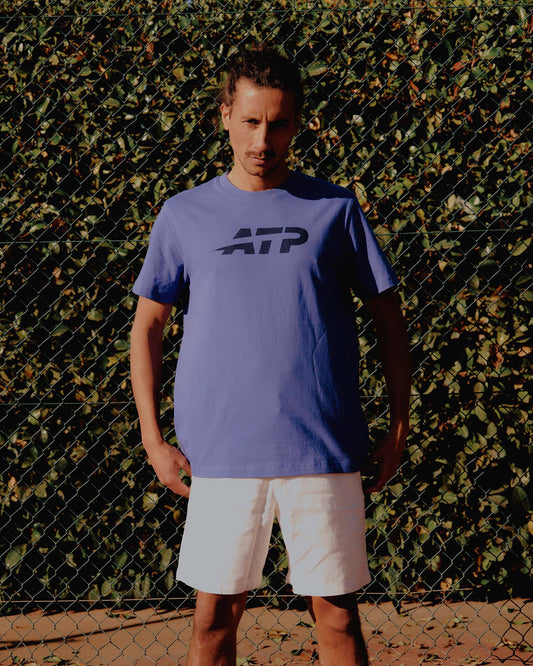 ATP ATP Marks Of Greatness Großes Logo-T-Shirt - Lila T-Shirt