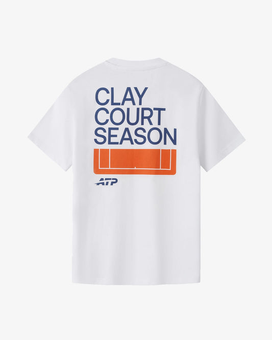 ATP Store ATP Camiseta da Temporada de Quadra de Saibro - Camiseta Juvenil