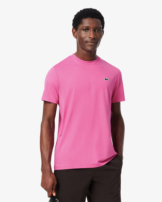 Camiseta Lacoste Lacoste Grigor Dimitrov - camiseta rosa fucsia