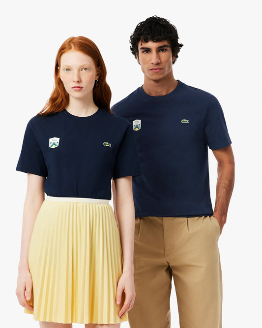 T-shirt Lacoste Lacoste Rolex Paris Masters Edition - blu navy