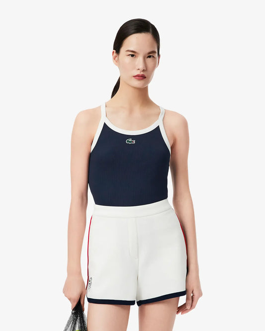 Lacoste Lacoste Damen New Tennis Tanktop - marineblaues Top