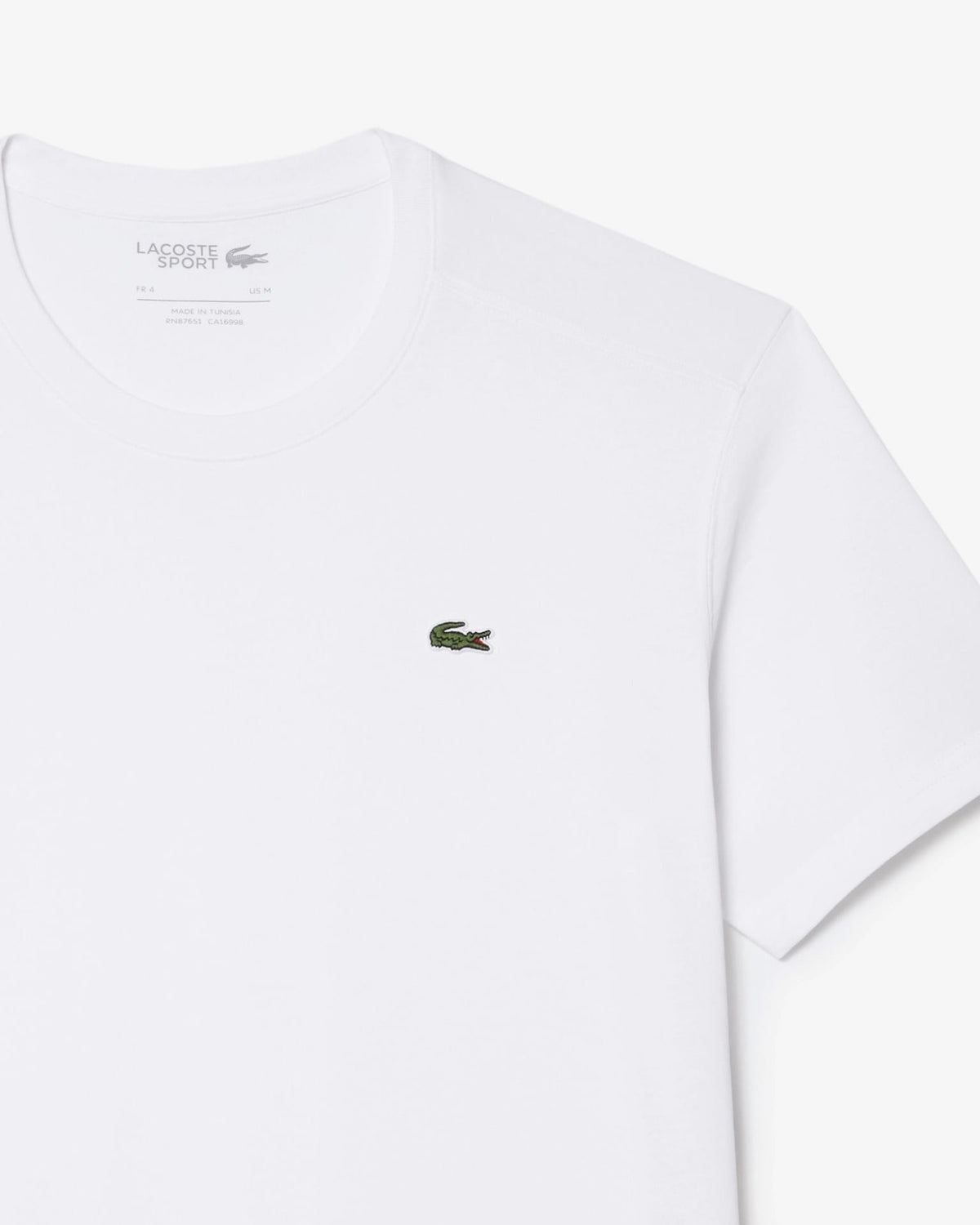Lacoste Lacoste x ATP Poly/Cotton Classic T-Shirt - White T-Shirt