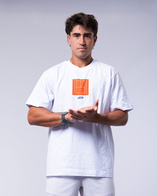 ATP ATP Clay Court Season T-Shirt - White T-Shirt