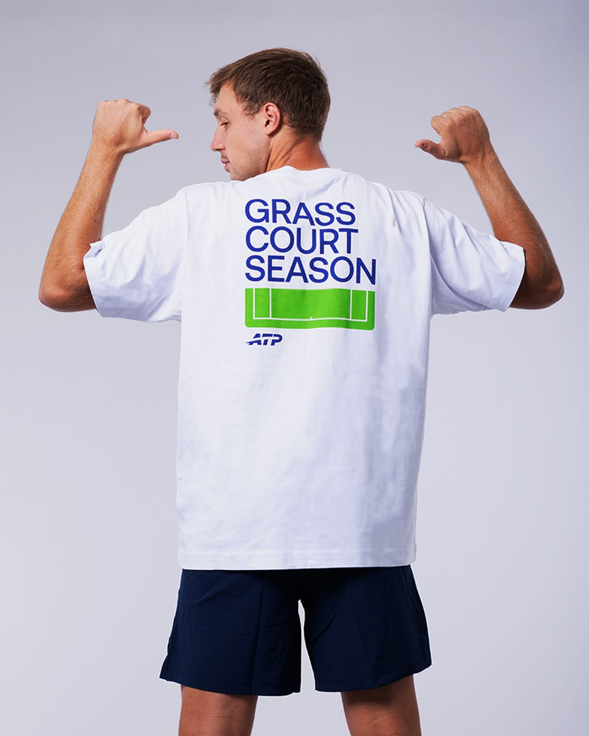ATP ATP Grass Court Season T-Shirt - White T-Shirt