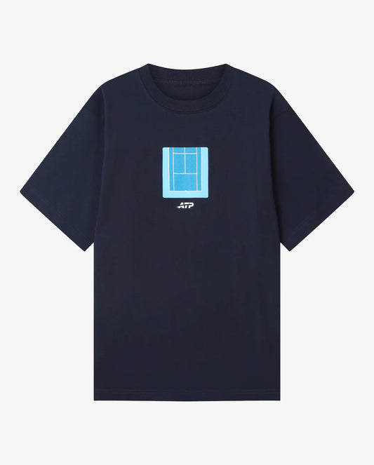 ATP ATP Hard Court Season T-Shirt - Navy T-Shirt