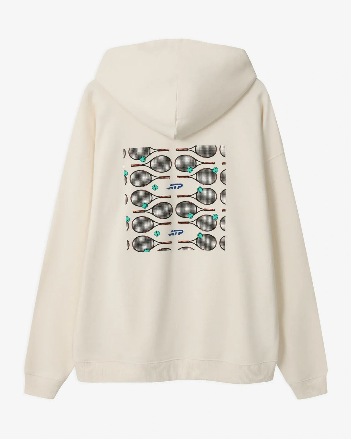ATP ATP Marks Of Greatness Hoodie - Cream Hoodie