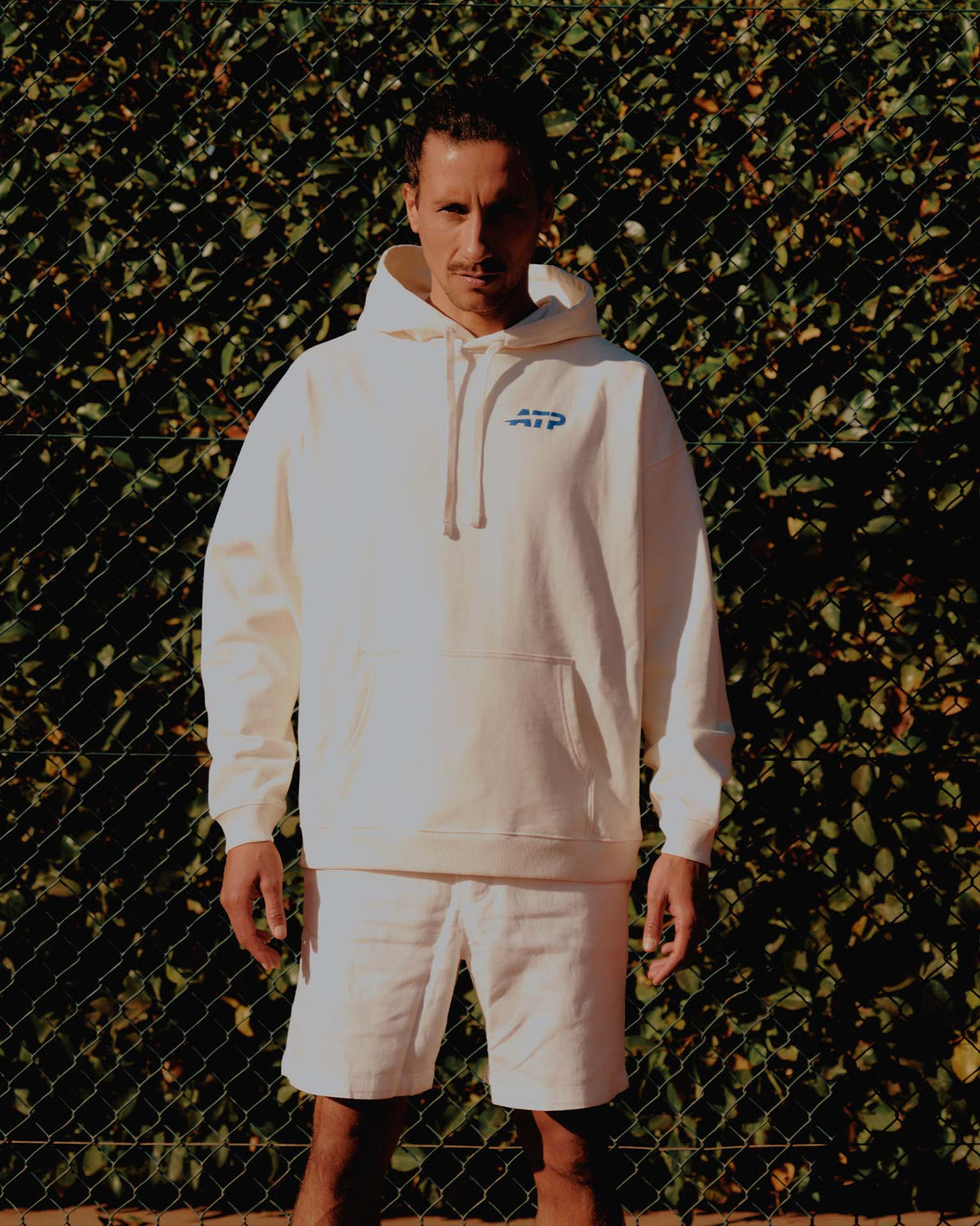 ATP ATP Marks Of Greatness Hoodie - Cream Hoodie
