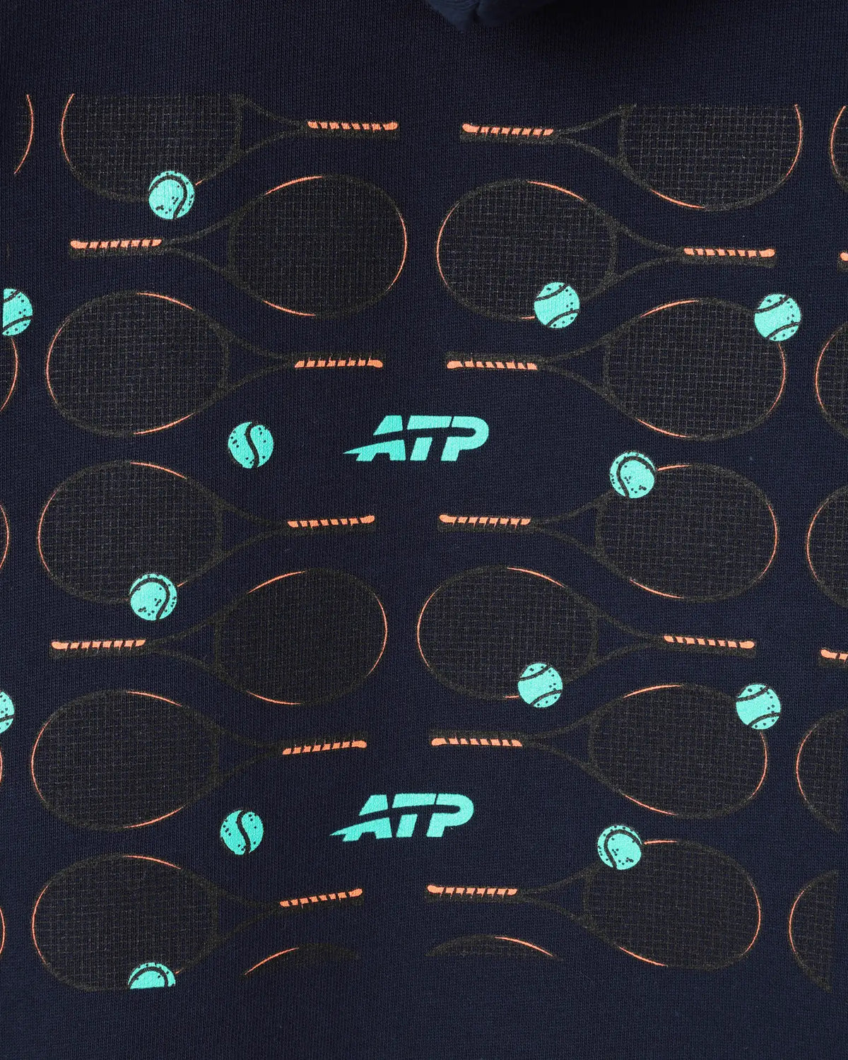 ATP ATP Marks Of Greatness Hoodie - Navy Hoodie