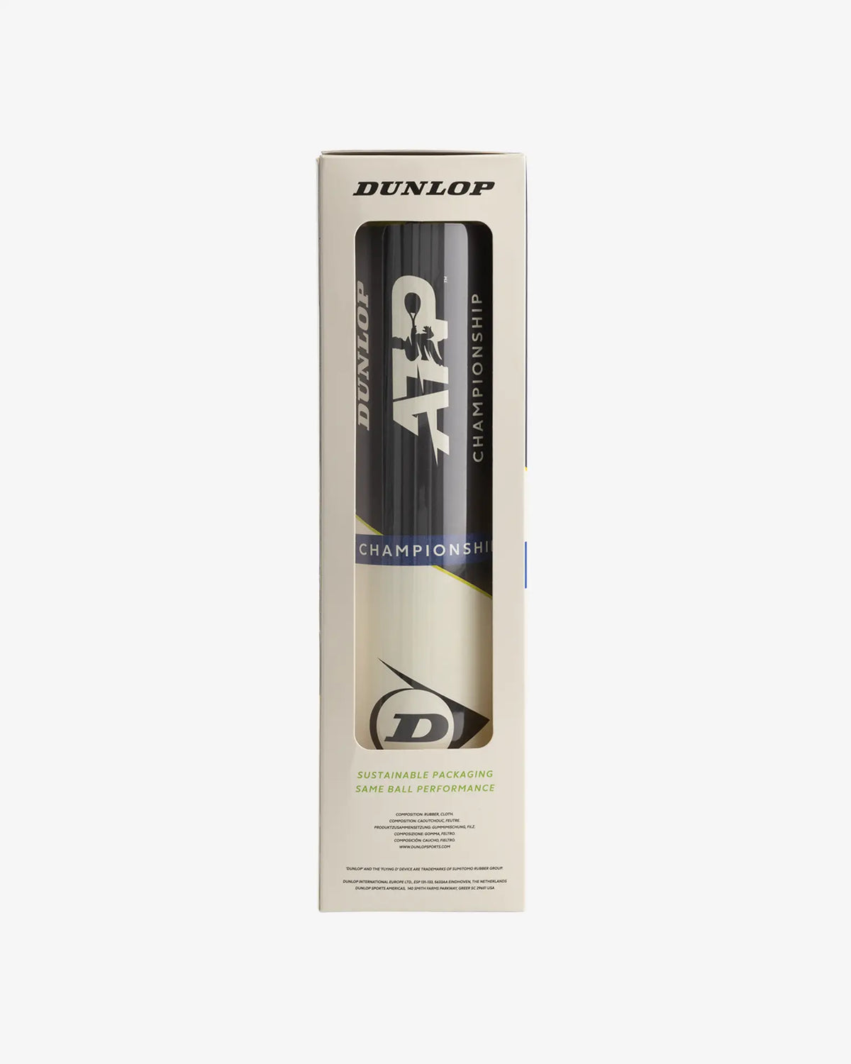 Dunlop Dunlop ATP Championship Ball - 8 Pack Tennis Balls
