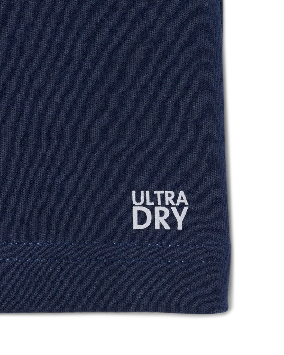 T-shirt Lacoste Carry Over in poliestere/cotone - blu navy