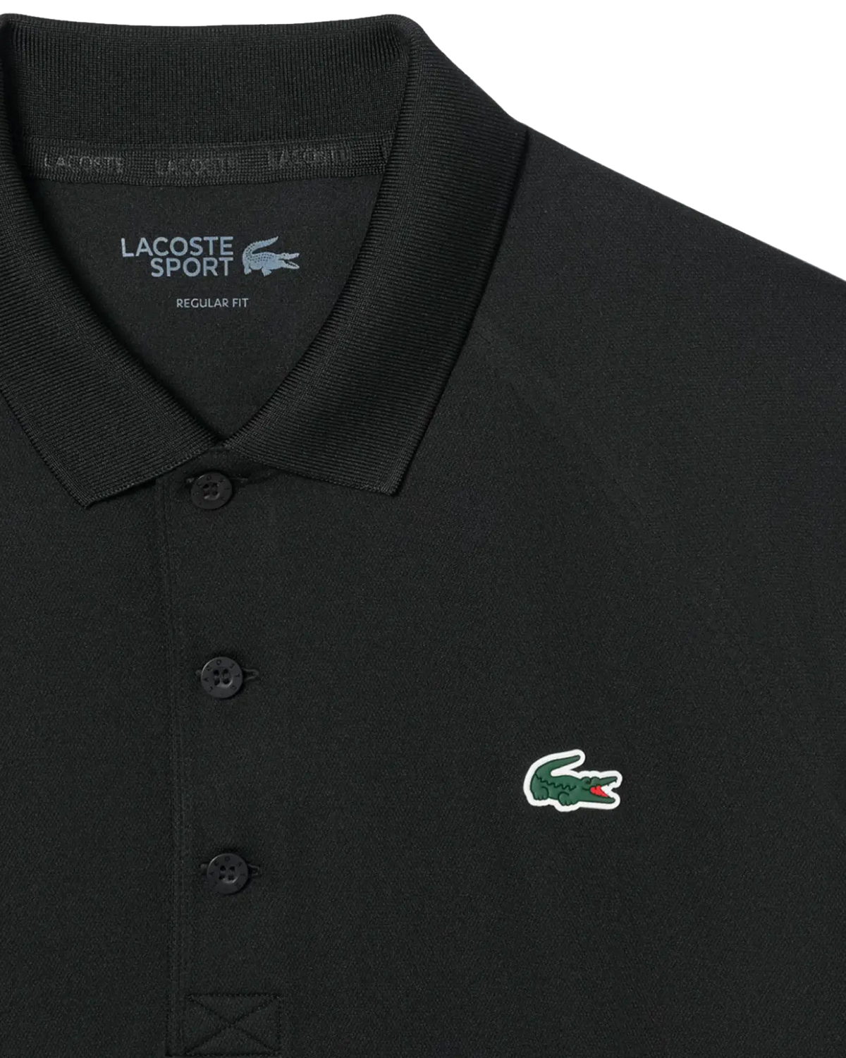 Lacoste Lacoste Core Performance-Poloshirt – schwarzes Poloshirt