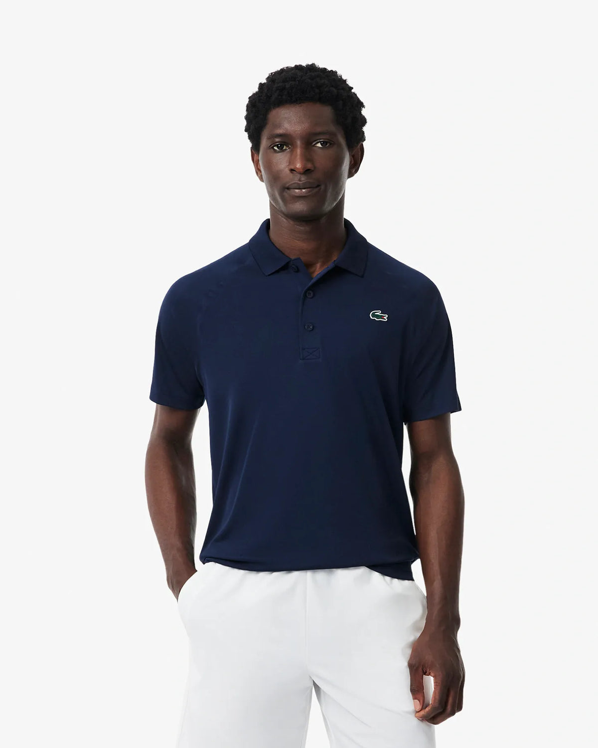Camisa polo Lacoste Lacoste Core Performance - azul-marinho