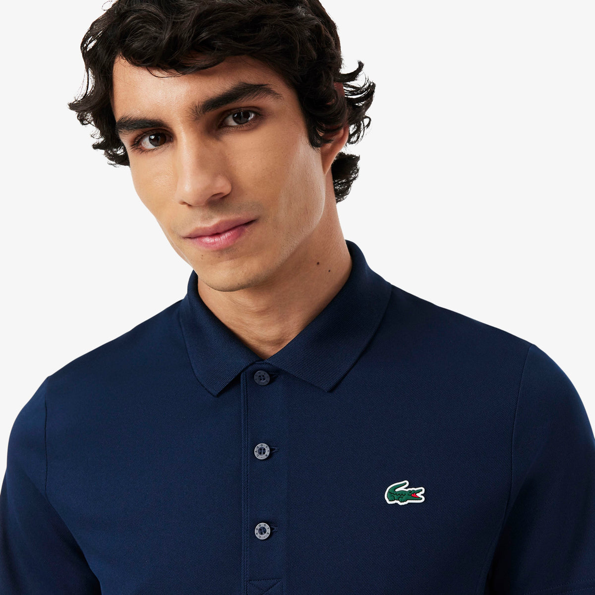 Polo Lacoste Novak Djokovic Fan - polo blu navy