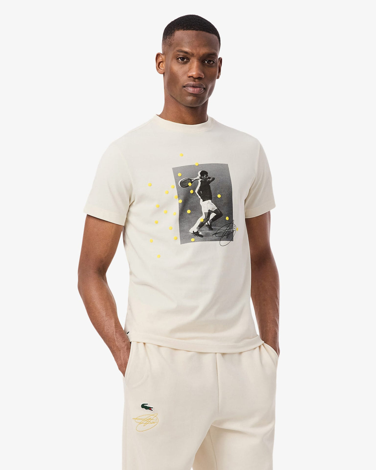 Lacoste Lacoste Novak Djokovic T-shirt firmata - T-shirt Lapland