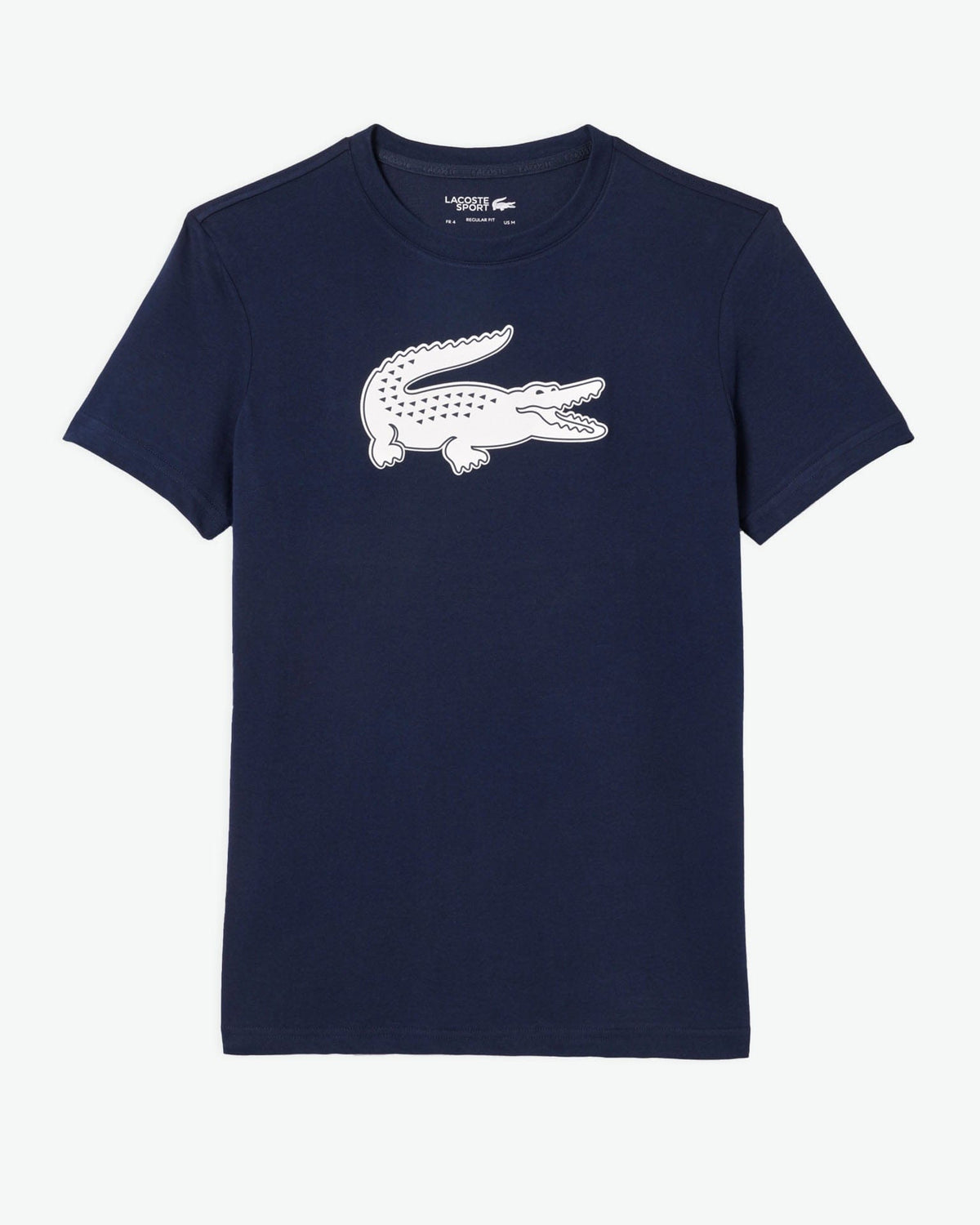 Lacoste Lacoste Camiseta Poly/Cotton Big Croc - Azul-marinho