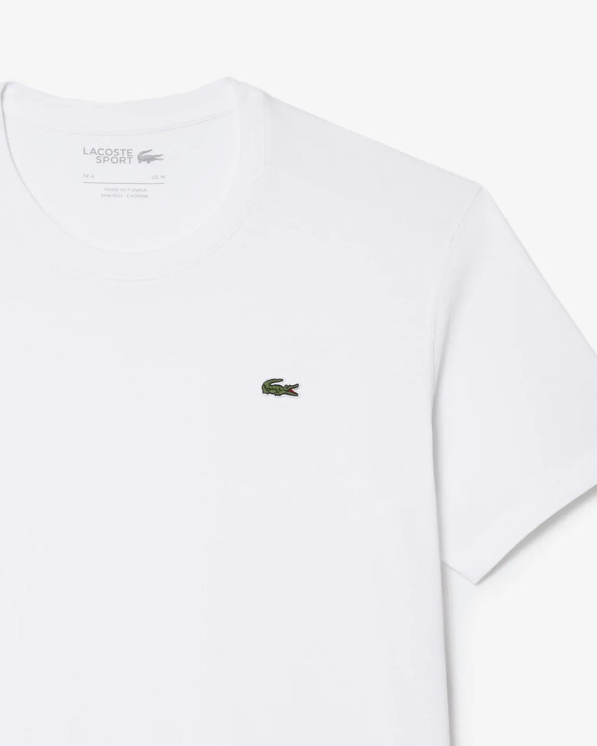 T-shirt classique Lacoste en polycoton - T-shirt blanc