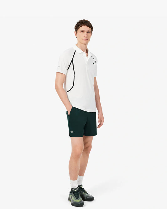 Lacoste Lacoste Reflective Accent Ultra-Dry Tennis Shorts - Sinople Shorts