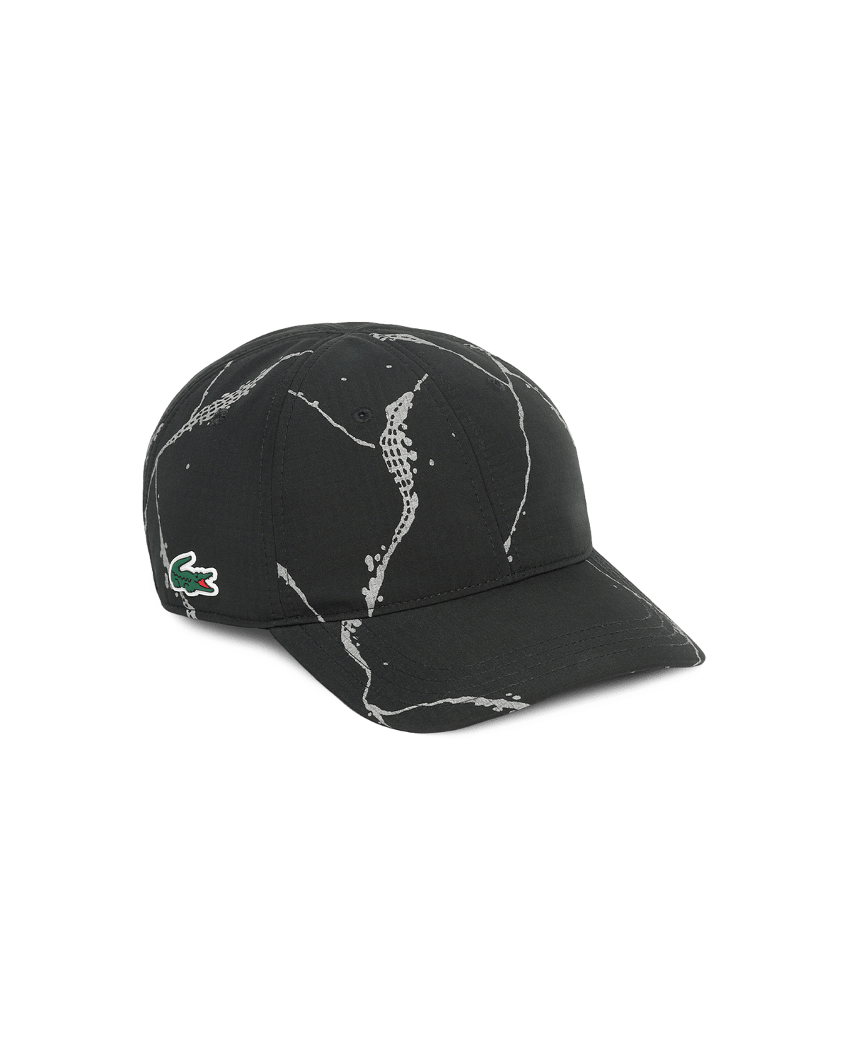 Lacoste Lacoste Reflective Print Tennis Cap - Black Cap