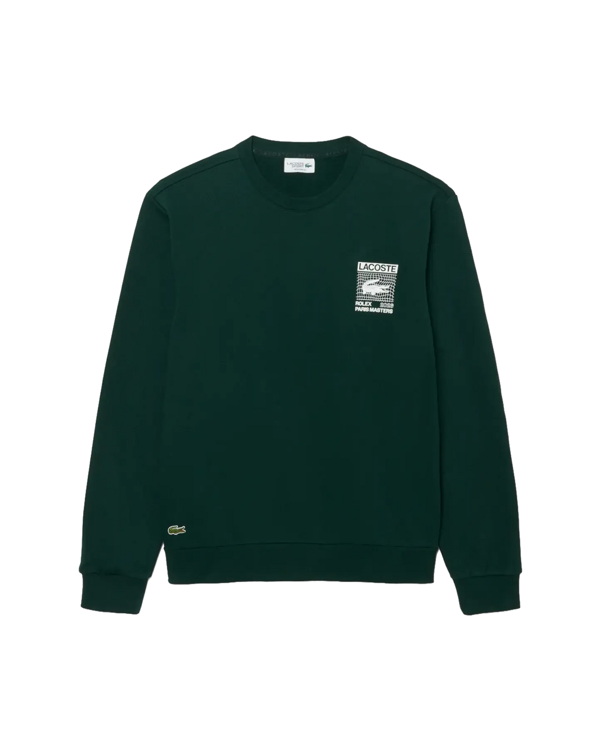 Lacoste Lacoste Regular Fit Rolex Paris Masters Edition Sweatshirt - Sinople Sweatshirt