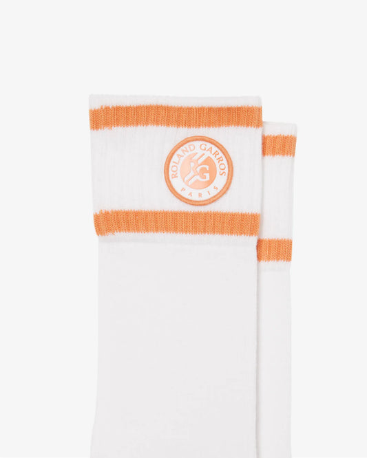 Lacoste Lacoste Roland-Garros Official Socks - White/Blossom Socks