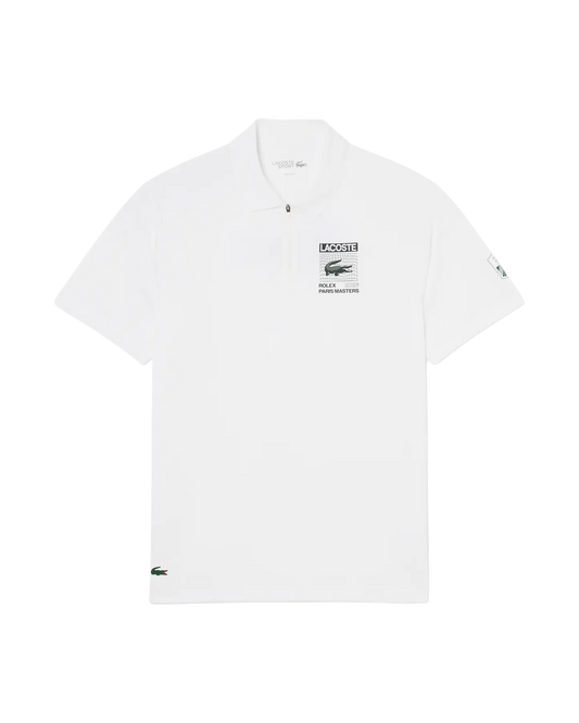 Lacoste Lacoste Rolex Paris Masters Edition Ball Kid Polo - White Polo Shirt