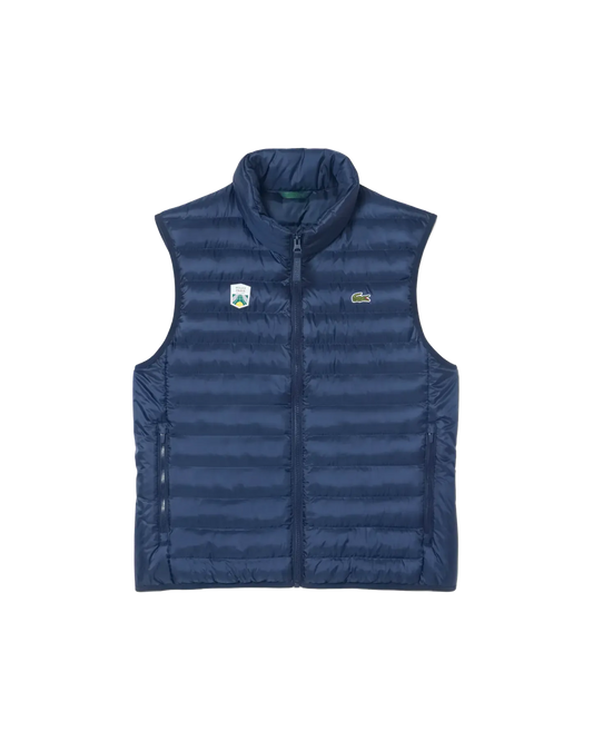 Lacoste Lacoste Rolex Paris Masters Edition Down Vest - Navy Blue Vest