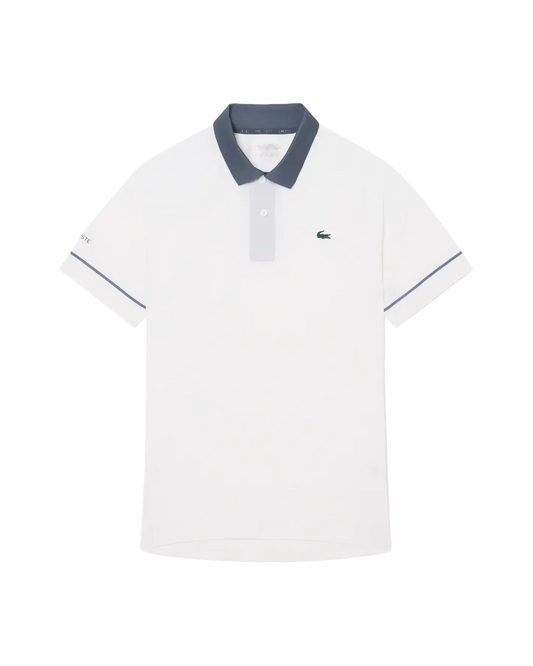 Lacoste Lacoste Slim Fit Tennis x Novak Djokovic On-Court Polo - Flour Polo Shirt