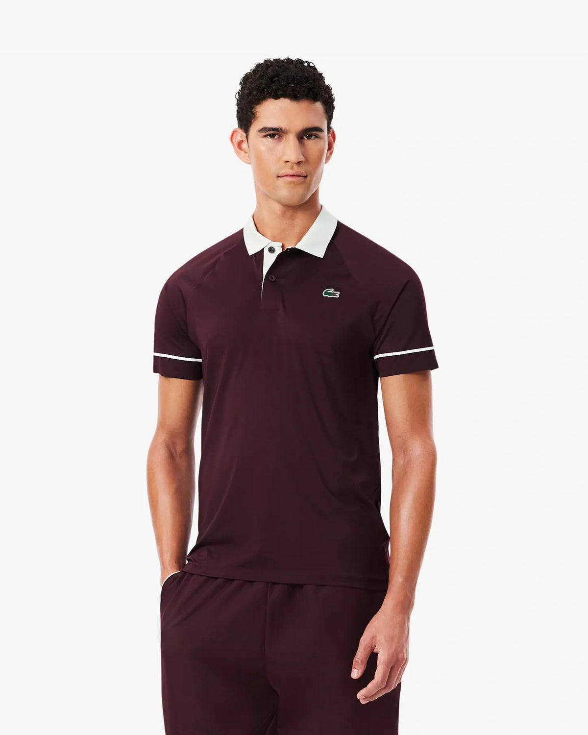 Lacoste Lacoste Slim Fit Tennis x Novak Djokovic On-Court Polo - Oxalis Polo Shirt