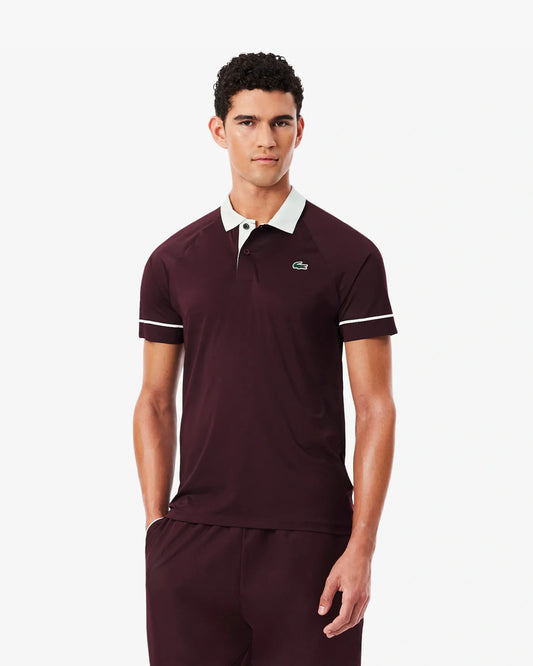 Lacoste Lacoste Slim Fit Tennis x Novak Djokovic On-Court Polo - Oxalis Polo Shirt
