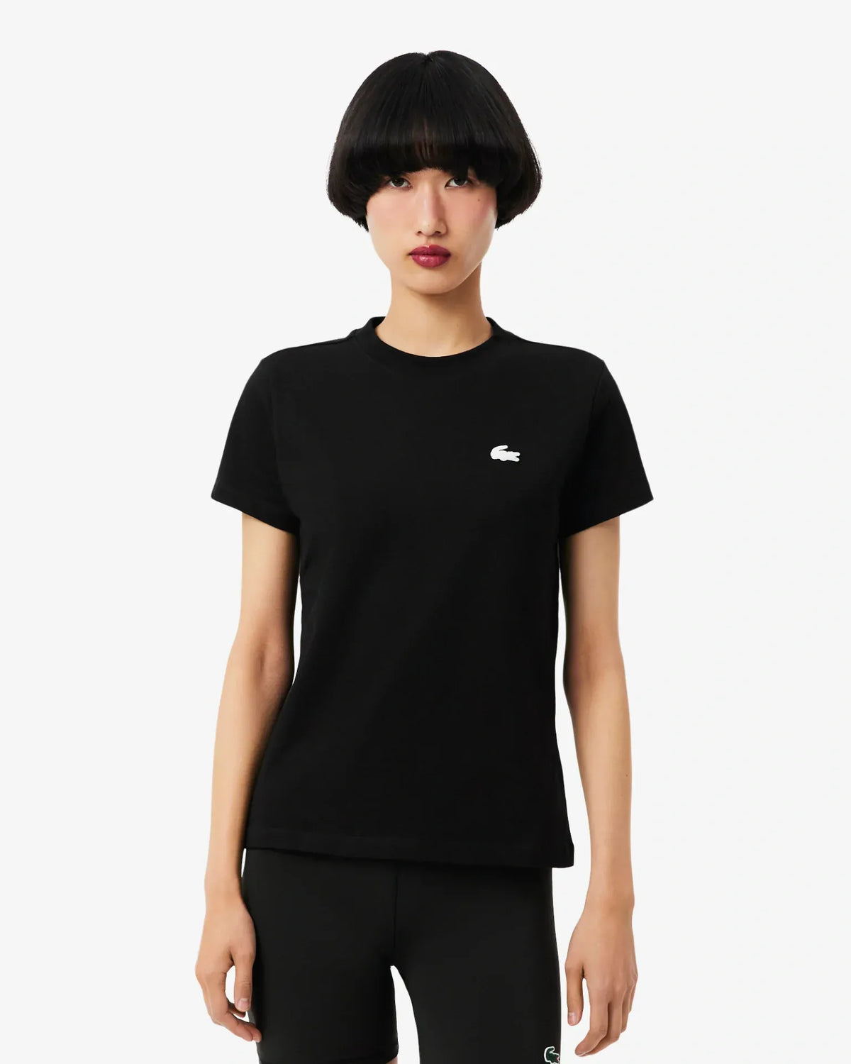 Lacoste Lacoste Damen Classic T-Shirt - Schwarzes T-Shirt 8