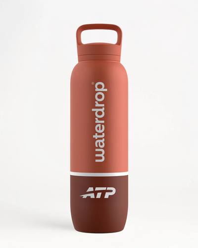 Gourde thermique polyvalente officielle ATP Tour waterdrop - 1 L - Rouge argile